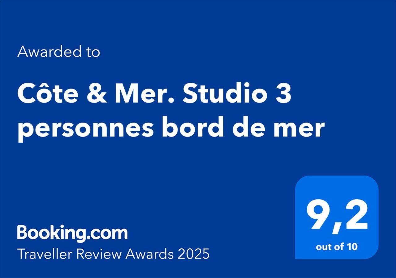 Cote & Mer. Studio 3 Personnes Bord De Mer سانجات المظهر الخارجي الصورة